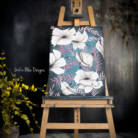 Tropical florals | Canvas Art