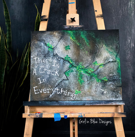 A crack in Everything - - - Canvas Art