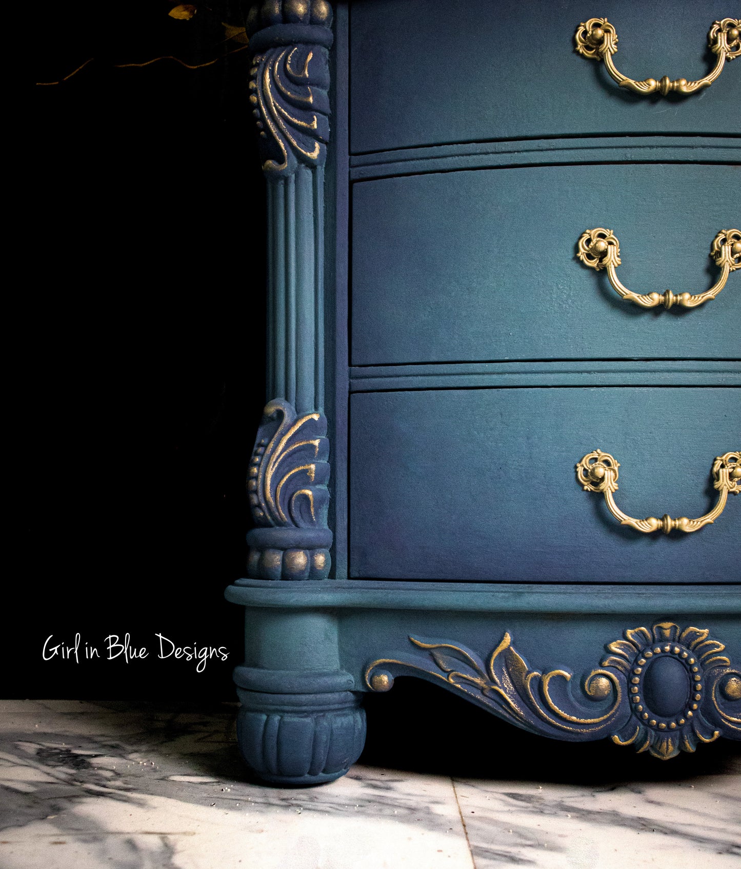 Beautifully blended nightstand