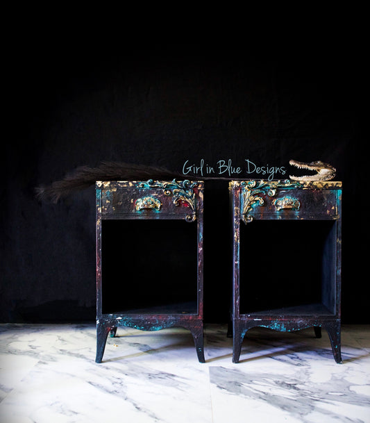 Grunge Glam Side Tables